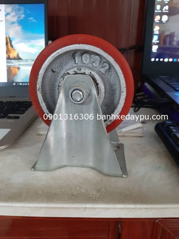 Càng bánh xe đẩy cố định 100x32 4in càng thép