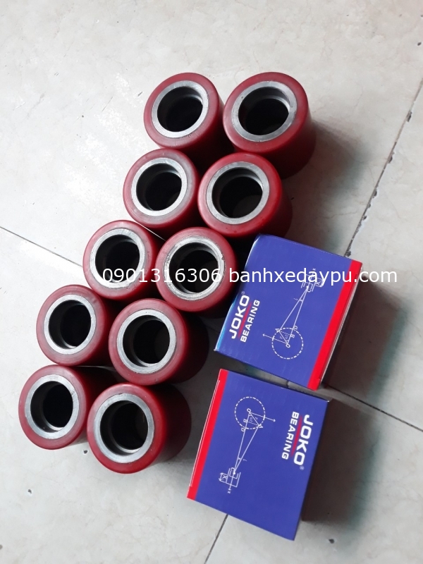 Bánh xe nâng tay 150x50 bac đạn 6203 xe nâng bán tự động